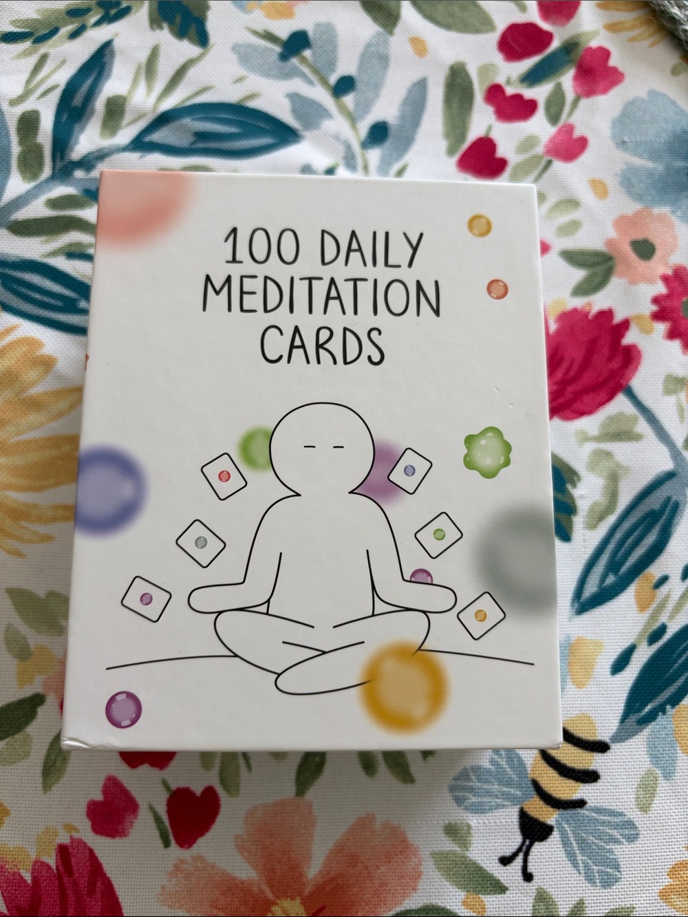 NWOT 100 Daily Meditation Cards - Colorful Dot Design